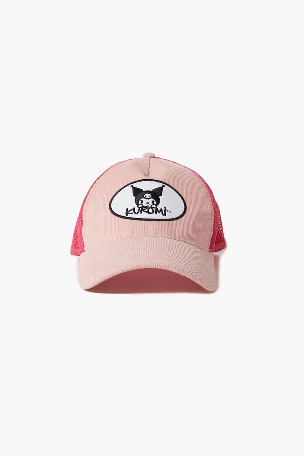 

Кепка дальнобойщика Kuromi с графическим рисунком Forever 21, розовый