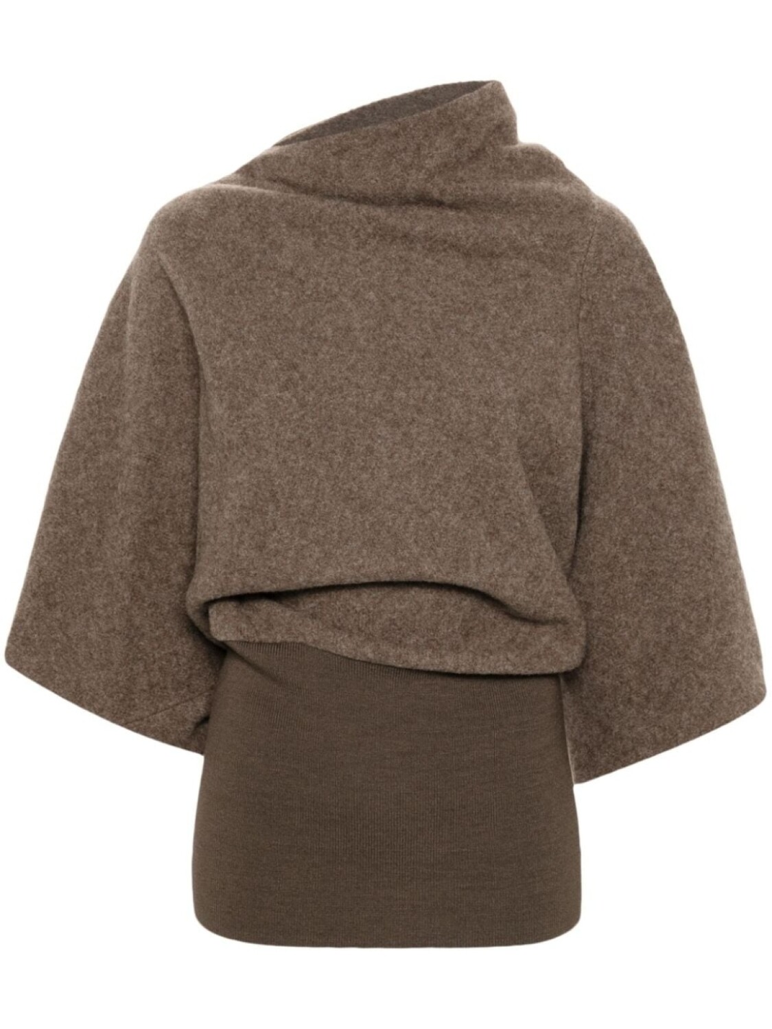 

Rick Owens трикотажный топ Cylinder, коричневый