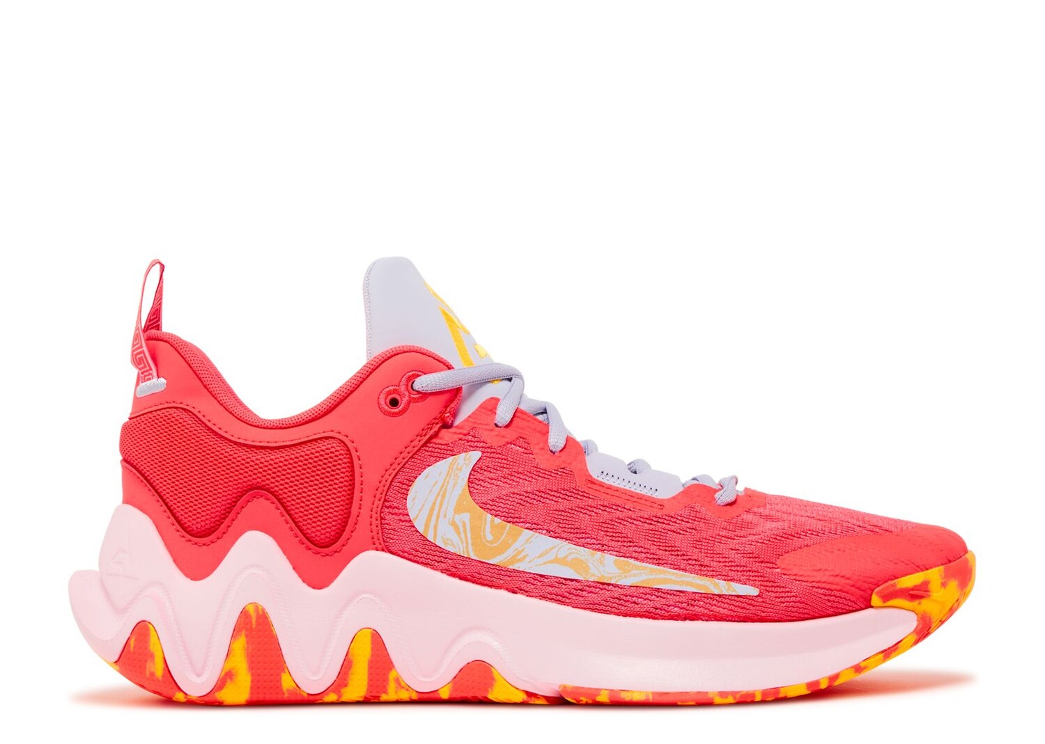 

Кроссовки Nike Giannis Immortality 2 'Oxygen Purple Hot Punch', серый