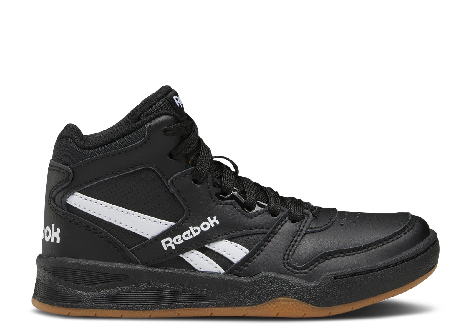 

Кроссовки Reebok Bb4500 Court Little Kid 'Black White Gum', черный