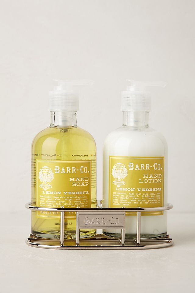 

Набор из мыла и керма для рук и тела Barr-Co. Lemon Verbena, желтый