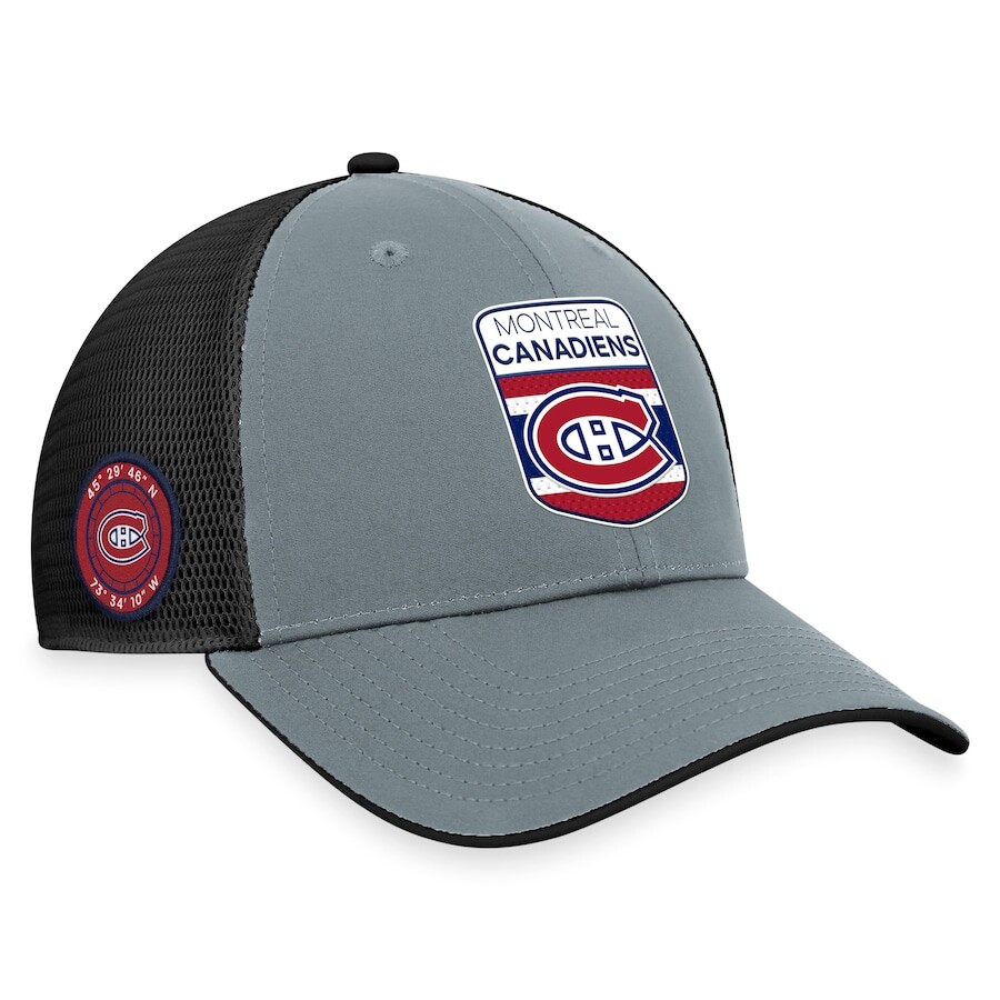 

Бейсболка Fanatics Branded Montreal Canadiens, серый