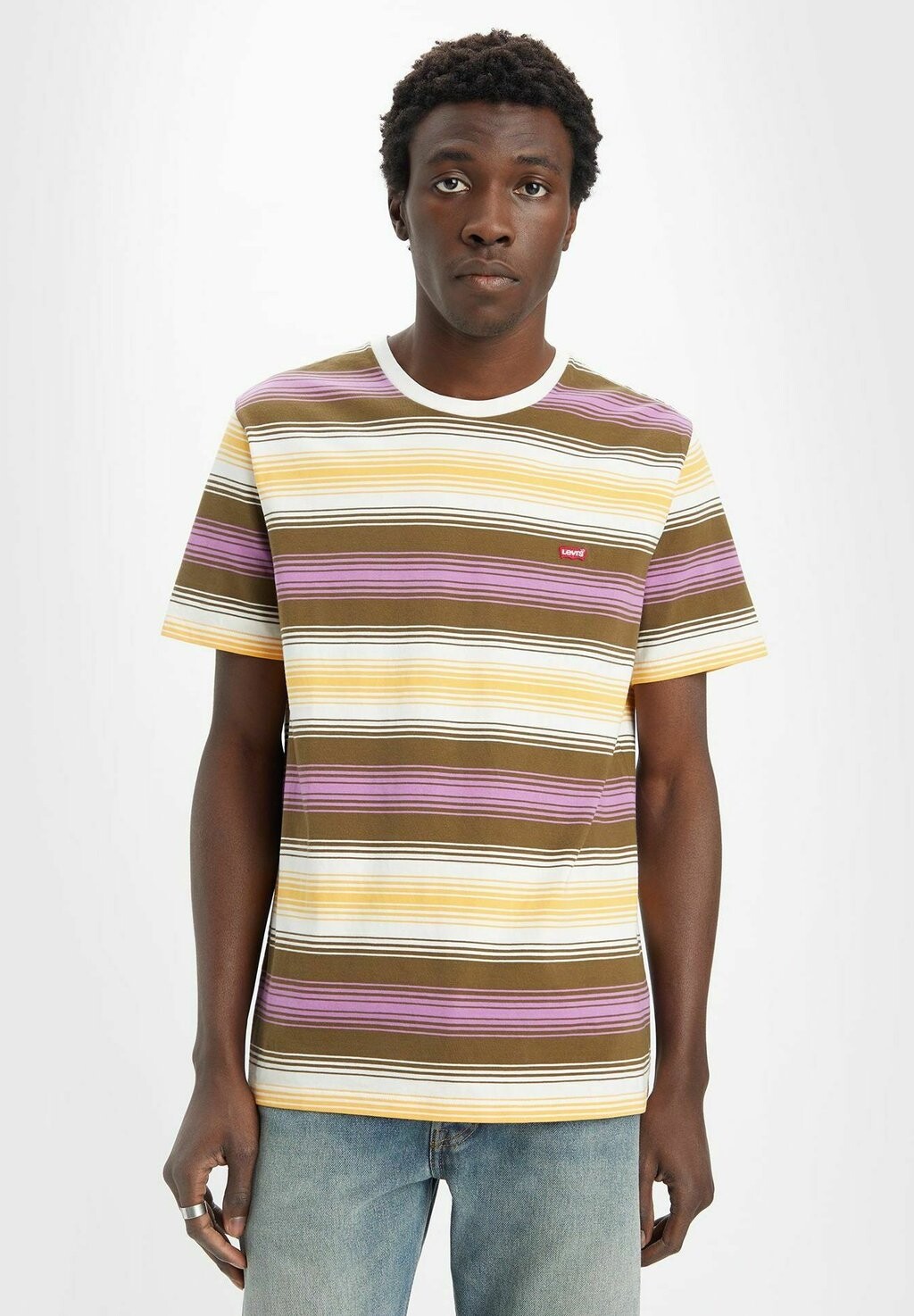 

Футболка с принтом Original Tee Levi's, цвет blue surf