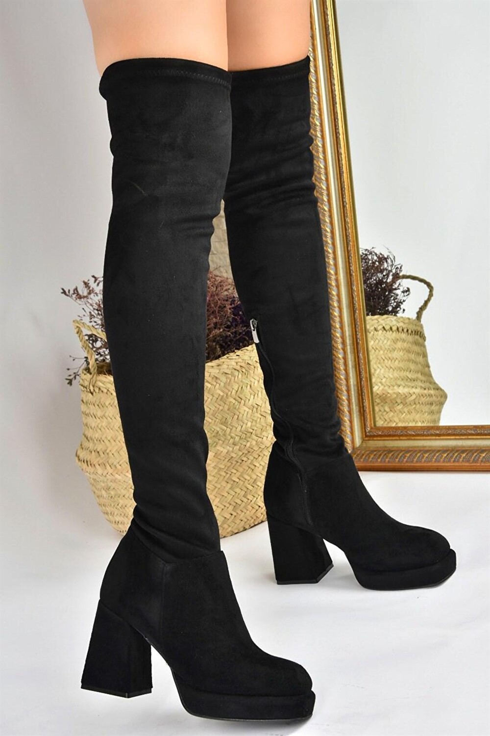 

L2821900 Черные женские ботинки Fox Shoes, Черный