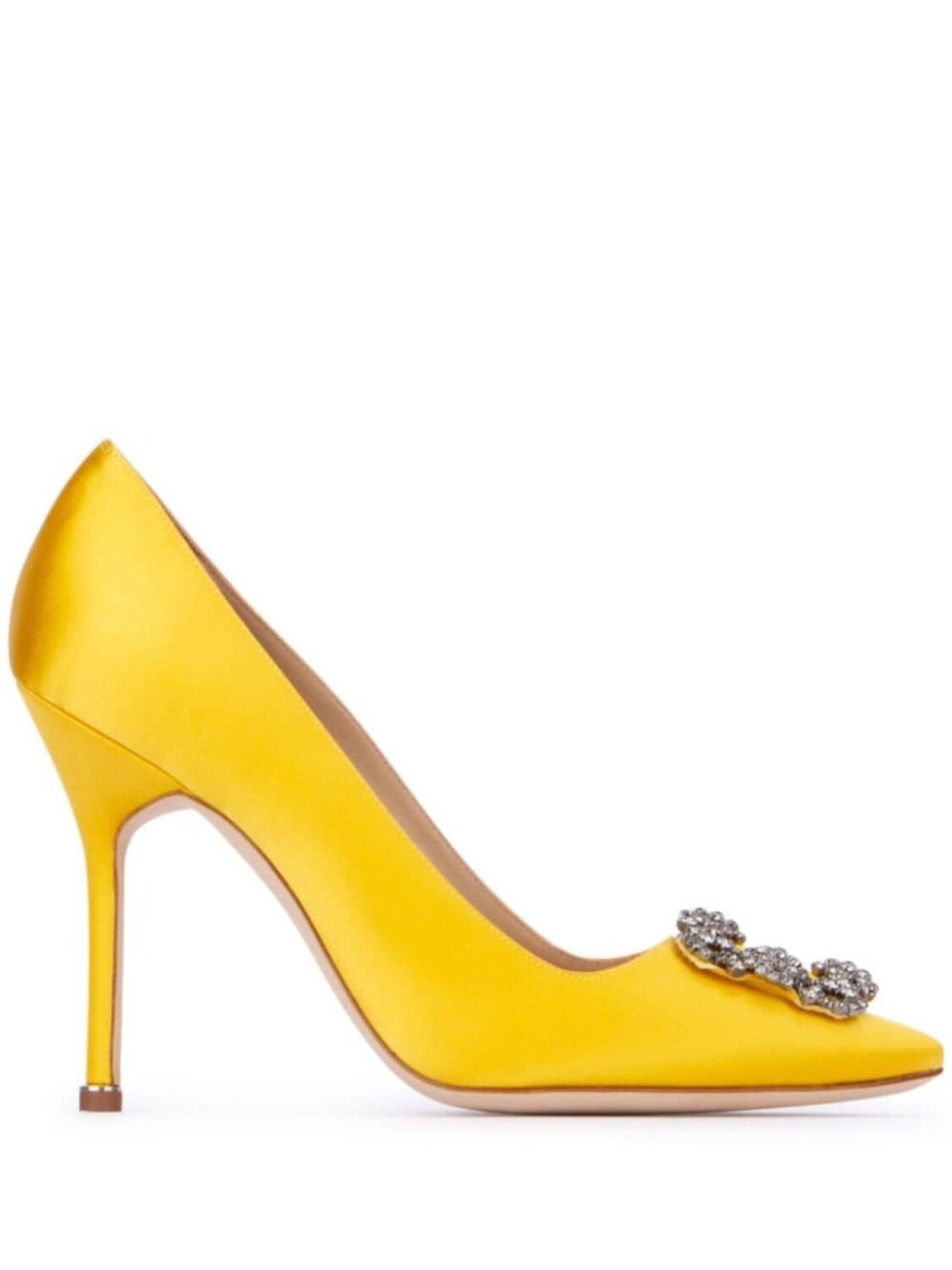 

Туфли Manolo Blahnik Hangisi 105 мм, желтый