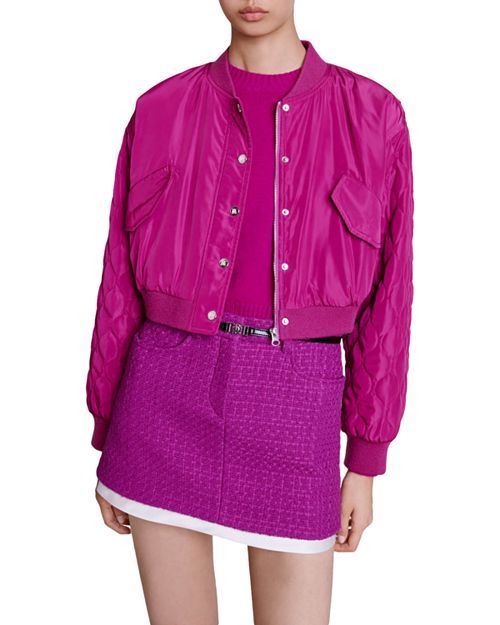 цена Куртка Бадиан Maje, цвет Pink