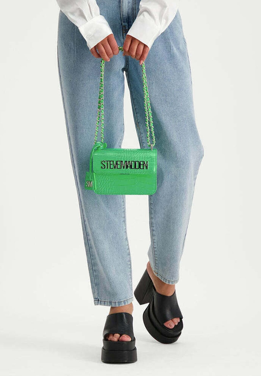 

Сумка через плечо Steve Madden, зеленый