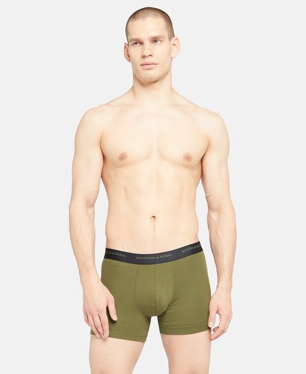 

Боксеры, комплект из 4 шт. Scotch & Soda, хаки