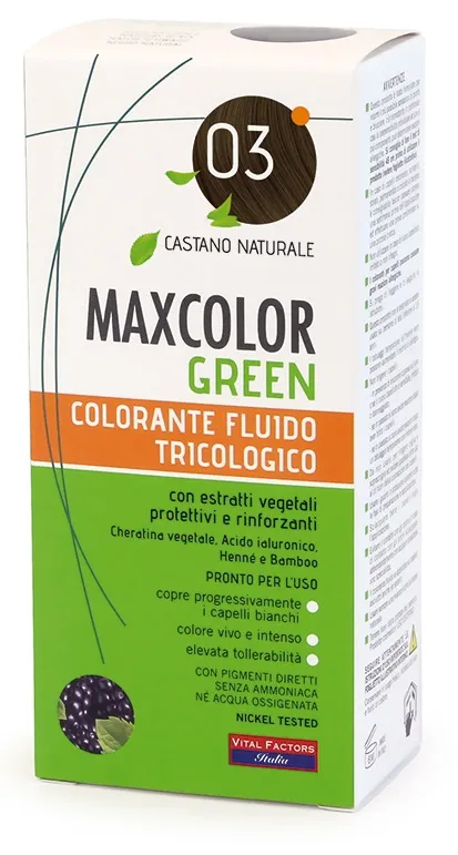 

Maxcolor Green 03 Натуральный коричневый Vital Factors