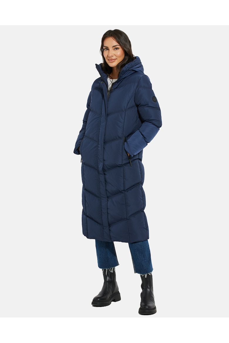 Длинная зимняя куртка Jotta Threadbare, синий синий вельветовый мужской костюм длинная куртка индивидуальный пошив официальная двубортная зимняя толстая куртка king смокинги деловой