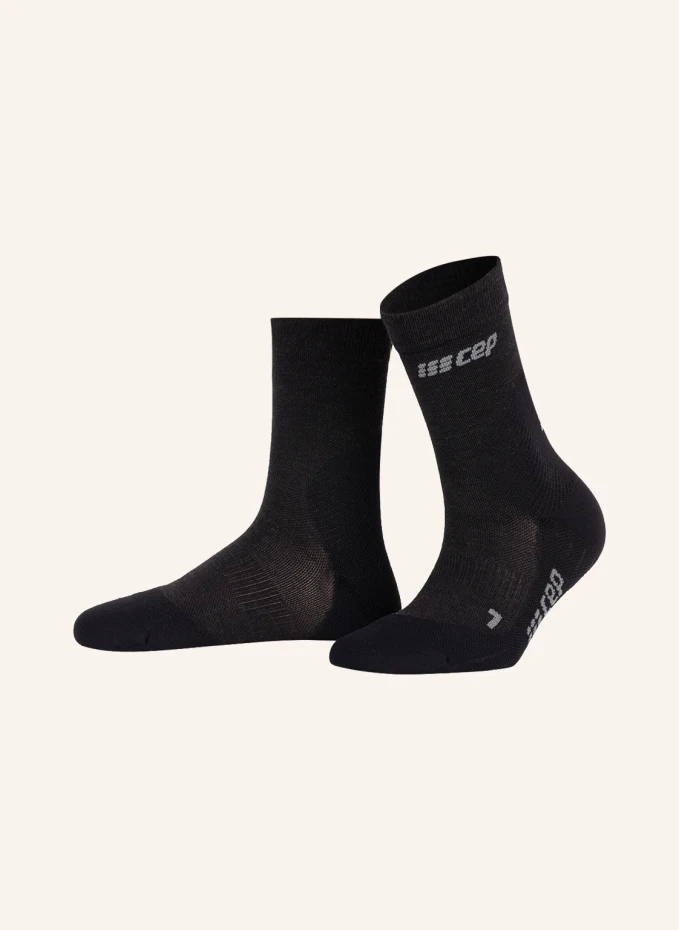 Компрессионные носки для бега в холодную погоду Cep, черный