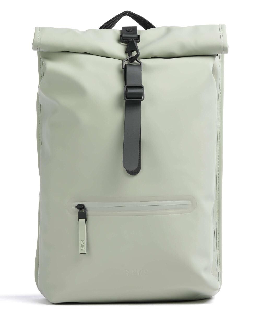 

Рюкзак Rolltop полиуретан, полиэстер Rains, зеленый
