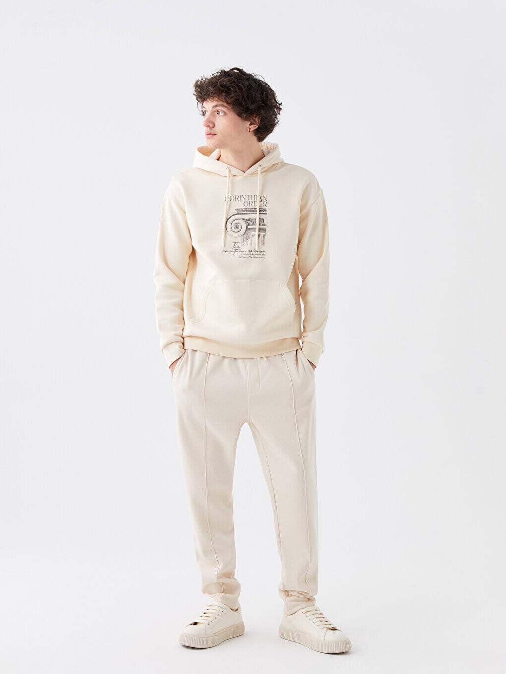 

Удобные мужские спортивные штаны LCW Casual, светло-бежевый