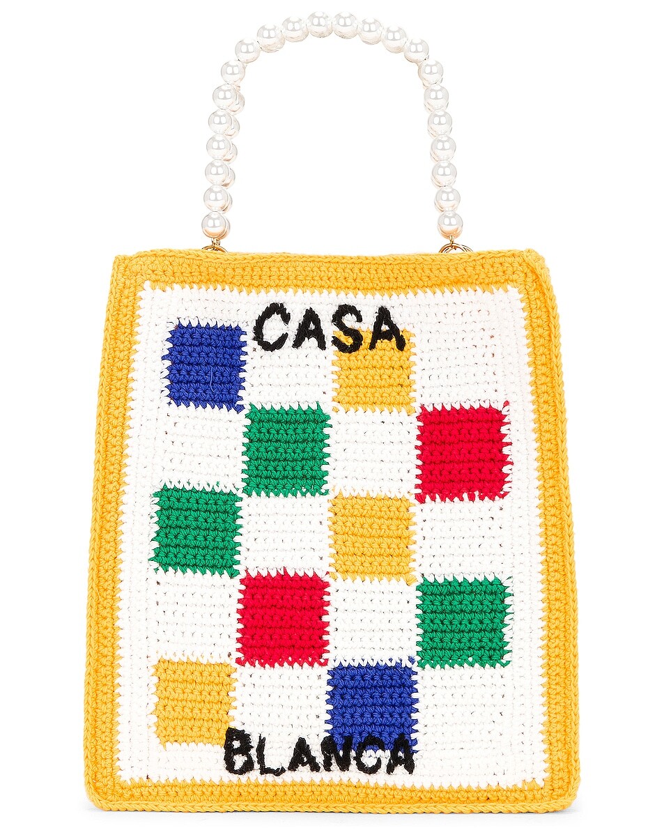 

Сумка через плечо Casablanca Mini Crochet Tote, цвет Multi