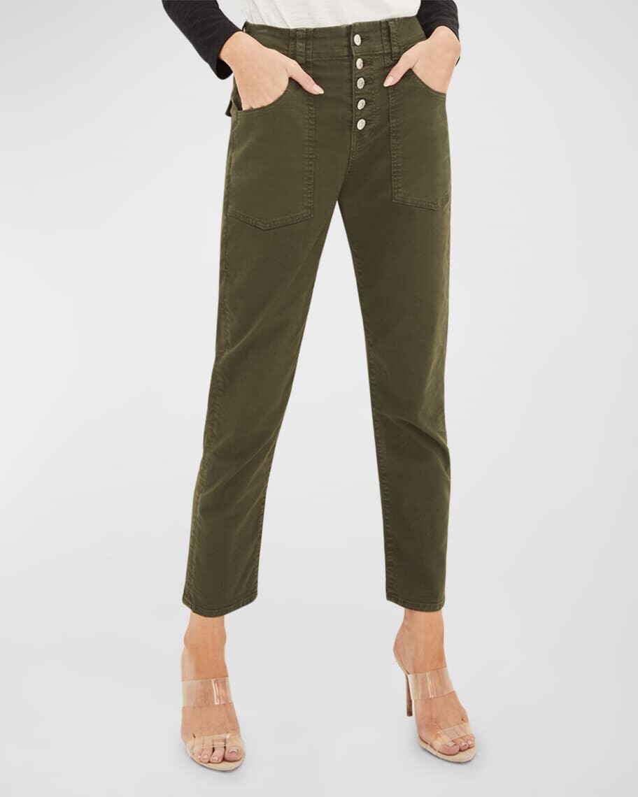 

Прямые брюки до щиколотки Arya Cargo Veronica Beard Jeans