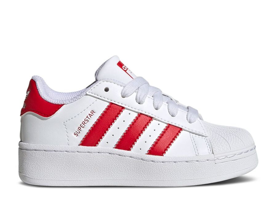 

Кроссовки adidas Superstar XLG Little Kid, цвет White Scarlet
