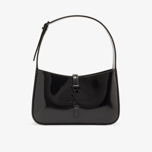 Кожаная сумка-хобо Le 5 à 7 Saint Laurent, цвет nero