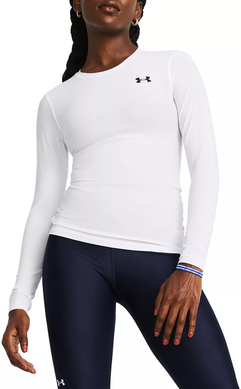 Женская компрессионная футболка с длинными рукавами Under Armour HeatGear OG, белый