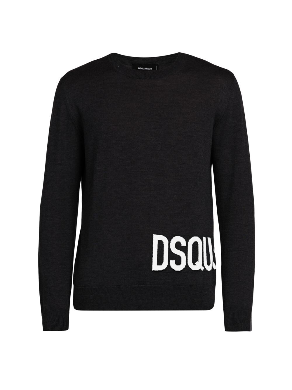 

Свитер с круглым вырезом с логотипом Dsquared2, черный