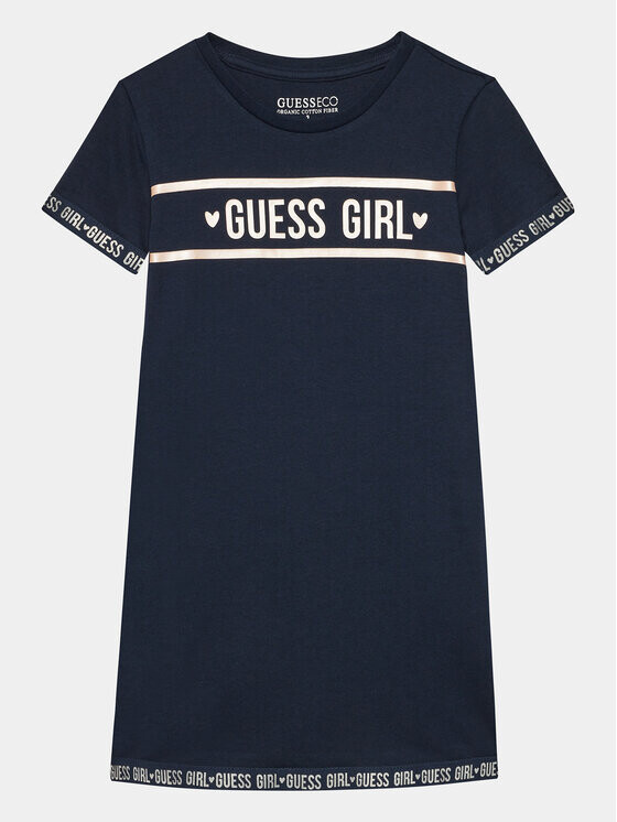 

Платье на каждый день, стандартного кроя Guess, синий