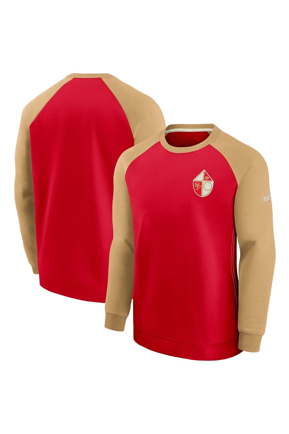

Толстовка Fanatics San Francisco 49ers реглан с круглым вырезом Dri-Fit Nike Nike, красный