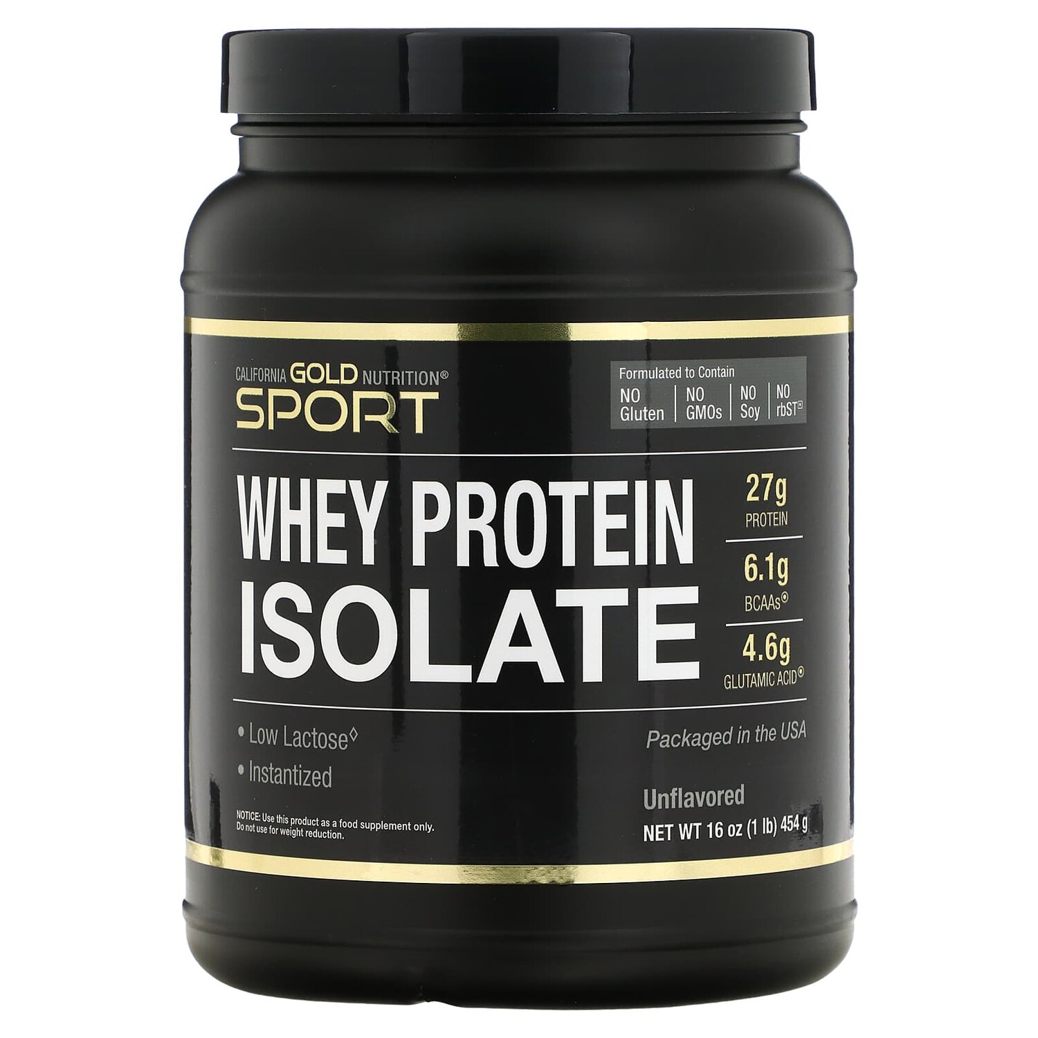 

SPORT, изолят сывороточного протеина, 454 г (1 фунт, 16 унций), California Gold Nutrition