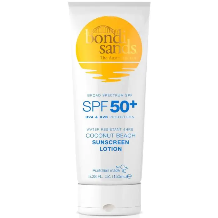 

Солнцезащитный крем coconut beach protector solar spf 50+ Bondi Sands, объем 150 мл