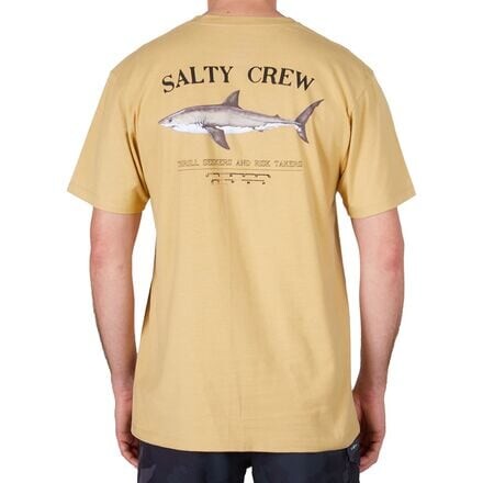 

Футболка Bruce Premium с короткими рукавами мужская Salty Crew, коричневый