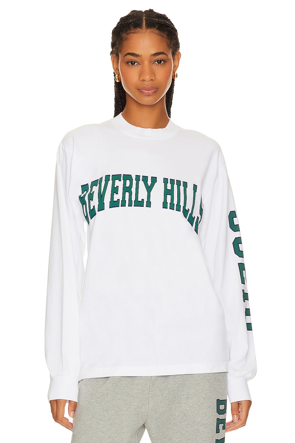 Футболка BEVERLY HILLS x REVOLVE Beverly Hills Long Sleeve, белый