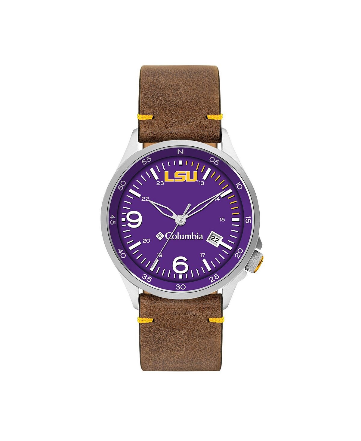 

Мужские кожаные часы Canyon Ridge LSU 45 мм Columbia