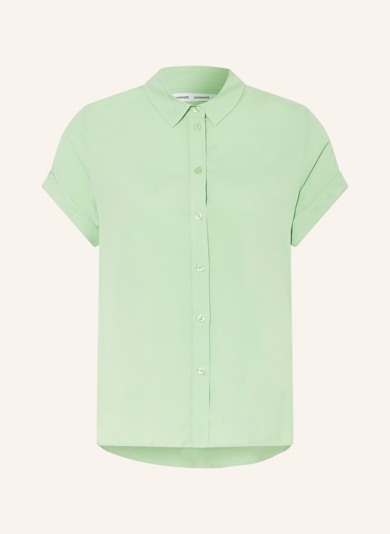 Рубашка блузка SAMSØE SAMSØE MAJAN, светло-зеленый блузка denise samsøe samsøe светло синий