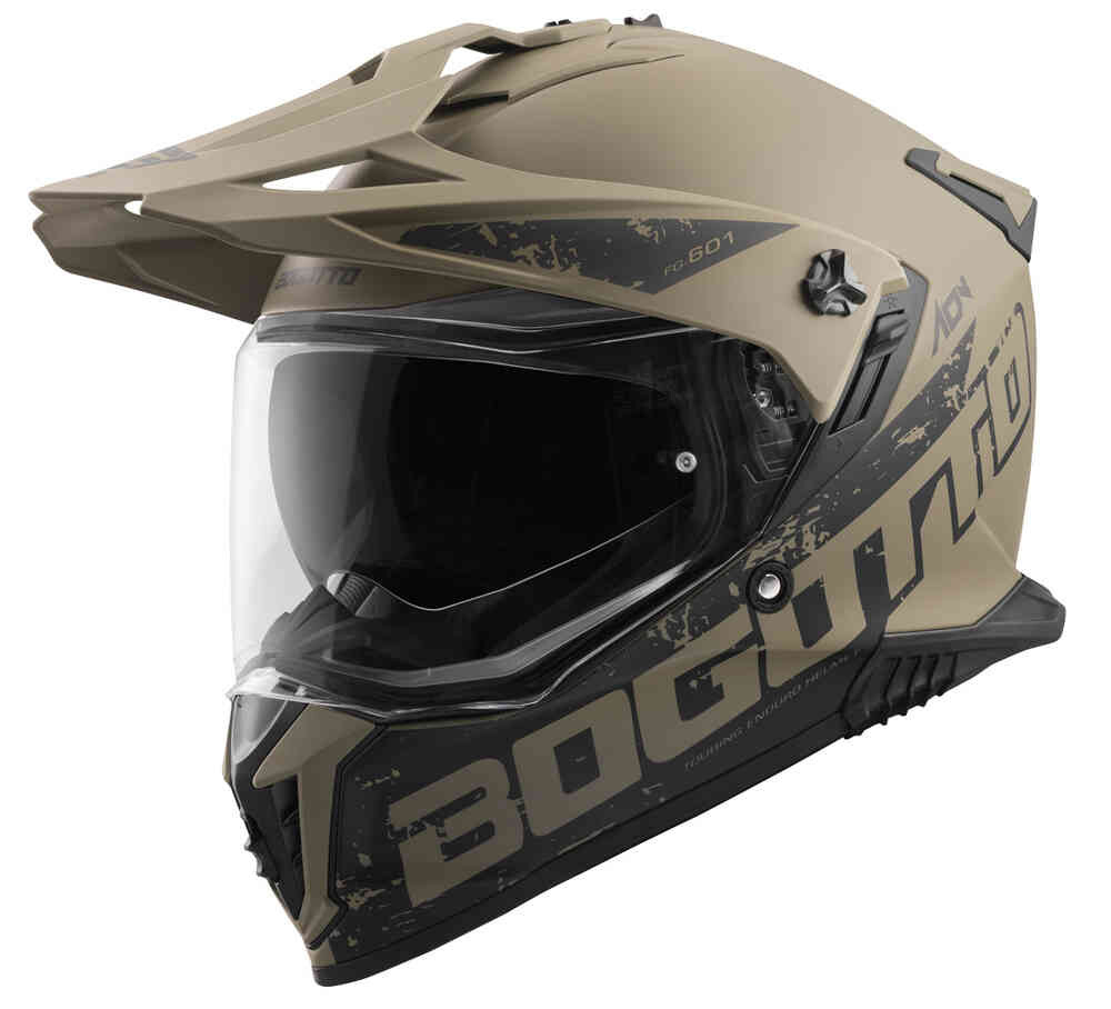 

FG-601 Шлем Эндуро из стекловолокна Bogotto, браун мэтт