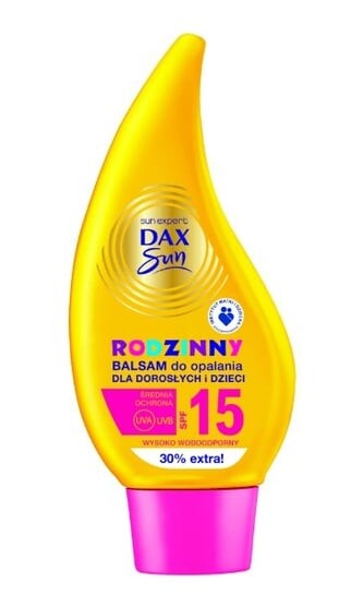 

Семейный лосьон для загара, SPF 15, 250 мл + мини-крем очищающий 50 мл Dax Sun