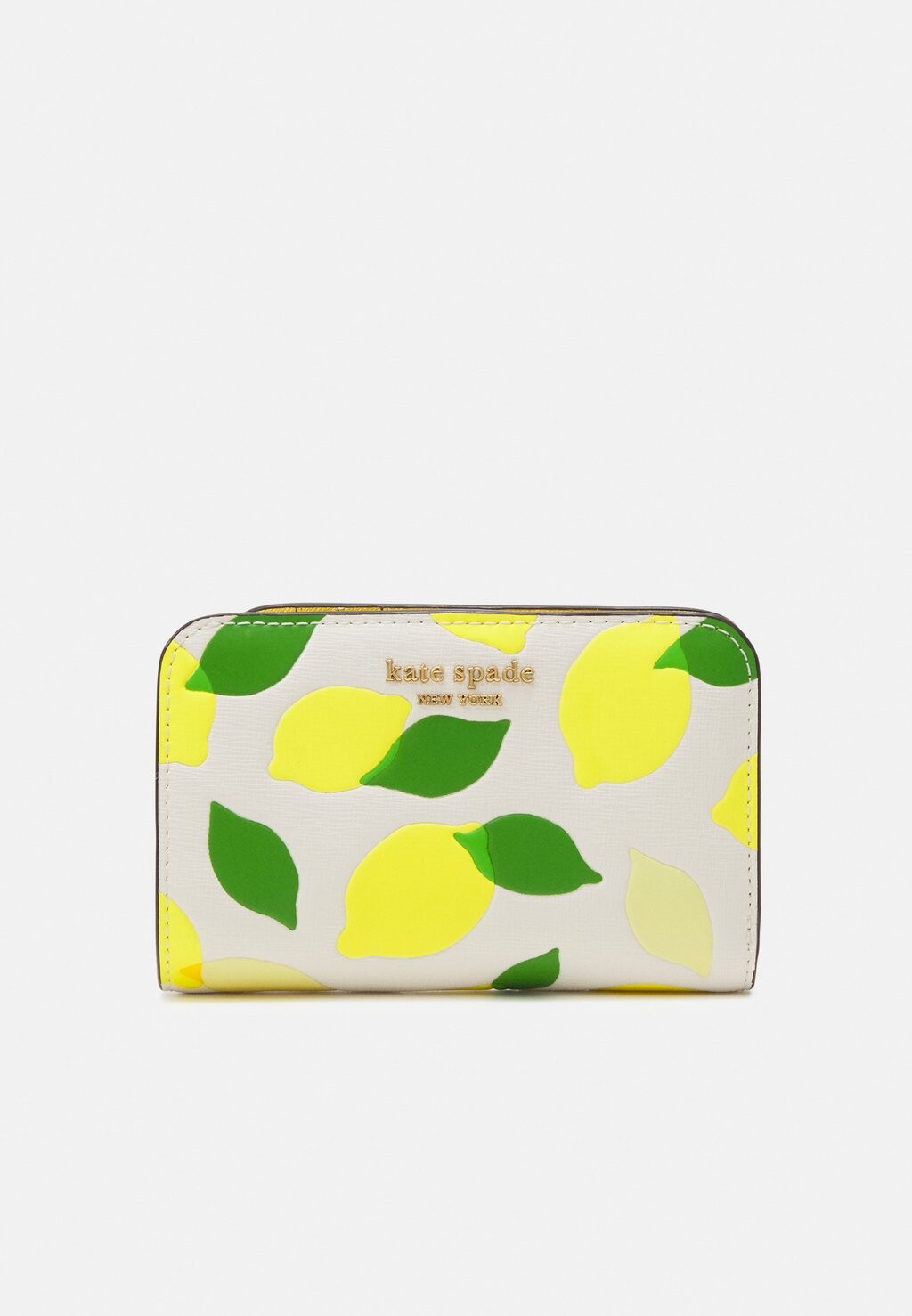 

Кошелек МАЛЕНЬКИЙ ТОНКИЙ КОШЕЛЕК MORGAN LEMON TOSS ИЗ САФЬЯНО-КОЖИ С ТИСНЕНИЕМ, ДВОЙНОЕ СКЛАДАНИЕ kate spade new york, пергаментный мульти