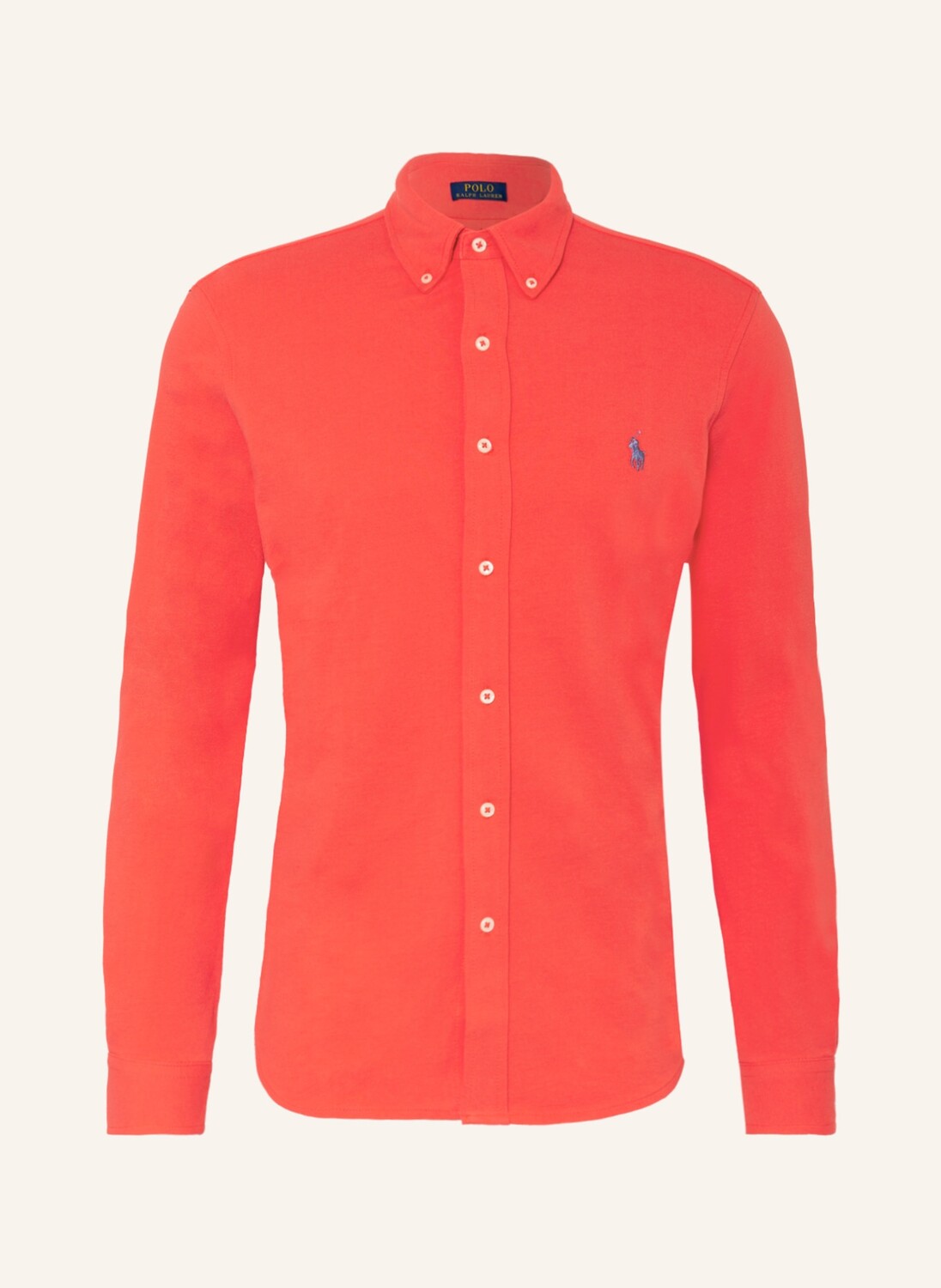 

Рубашка POLO RALPH LAUREN Piqué-Custom Fit, красный