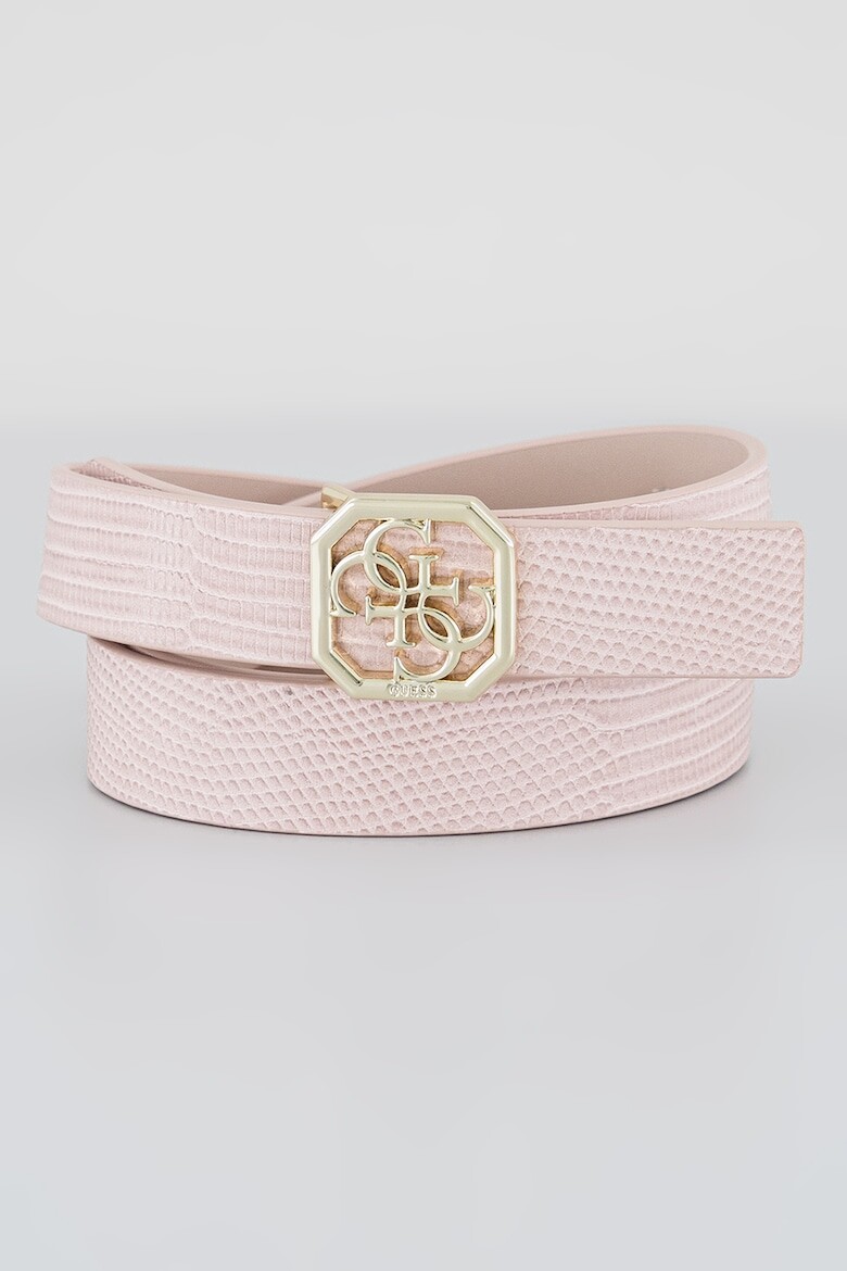 

Ремень из экокожи с тиснением Ginevra Guess, розовый