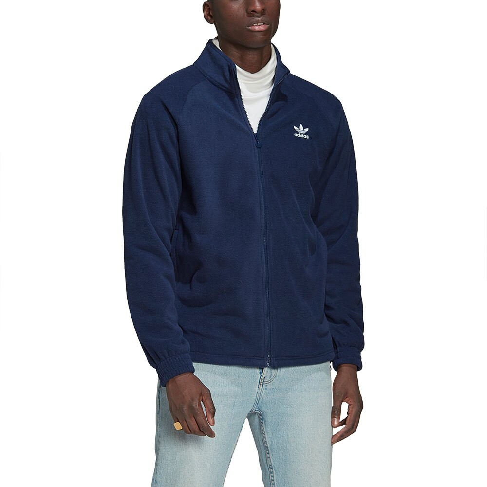 

Толстовка adidas Originals Adicolor Classics Trefoil Teddy Full Zip, синий