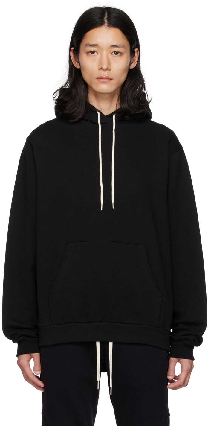 

Черный пляжный худи John Elliott