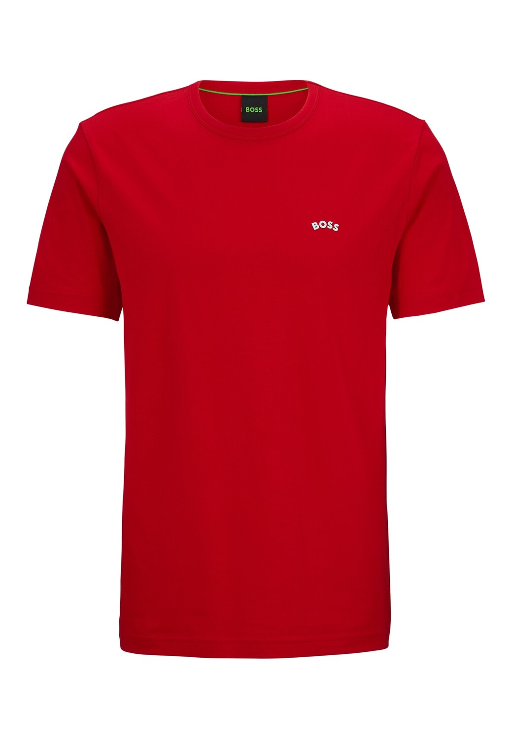 

Футболка BOSS TEE CURVED Regular Fit, красный