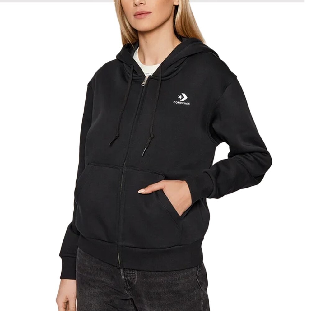 

Толстовка Converse Star Chevron Full Zip, черный