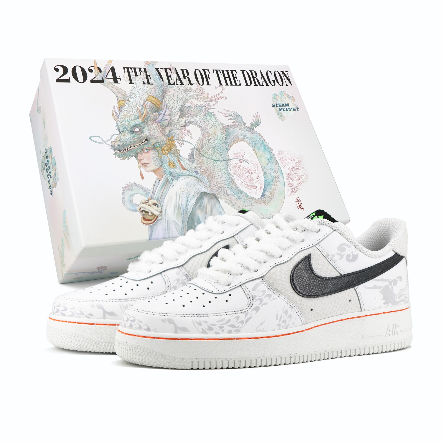 

Мужские кроссовки для скейтбординга Nike Air Force 1, White