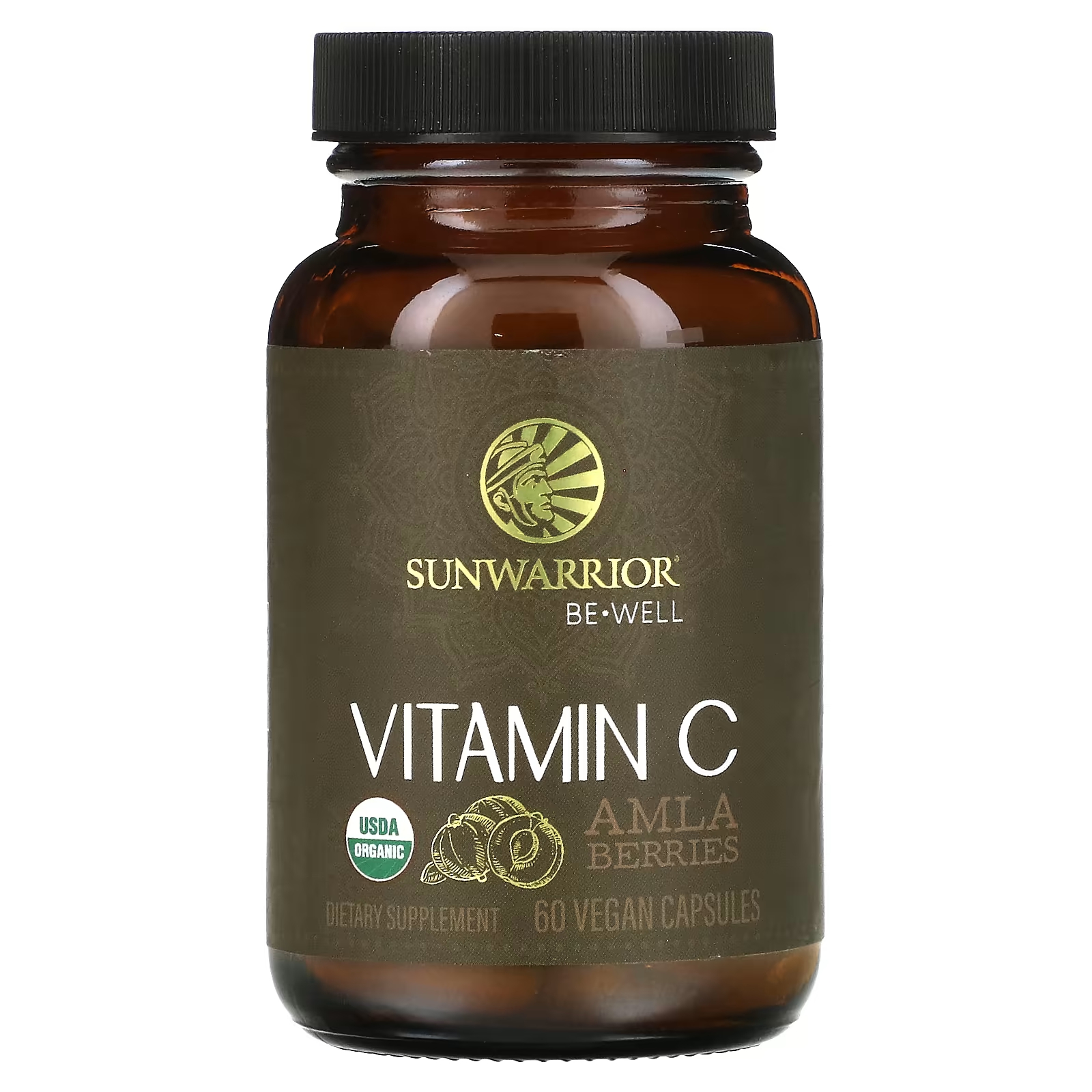 Витамин С Sunwarrior, 60 капсул sunwarrior витамин c 60 веганских капсул