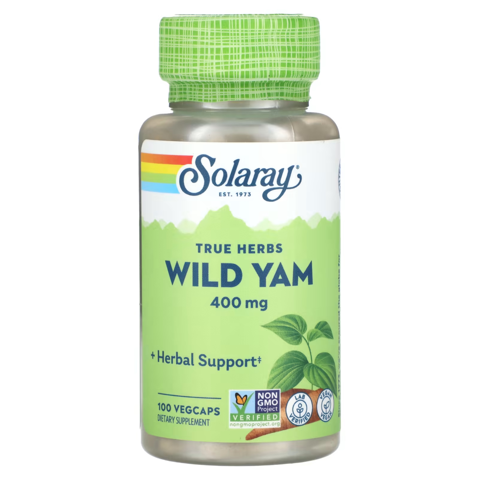 Solaray True Herbs дикий ямс 400 мг 100 вегетарианских капсул solaray true herbs спирулина 410 мг 100 вегетарианских капсул