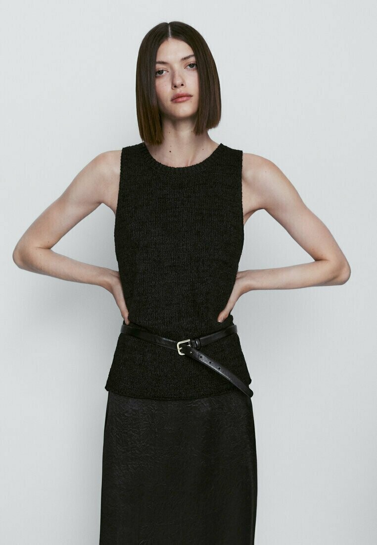 

Топ Massimo Dutti, черный