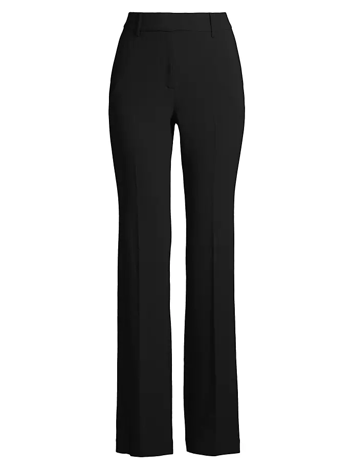 

Узкие брюки из крепа Bootcut Michael Michael Kors, черный