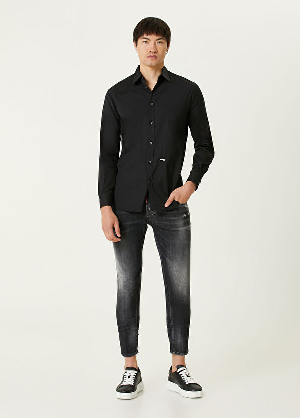 

Джинсы с потертостями Dsquared2, черный