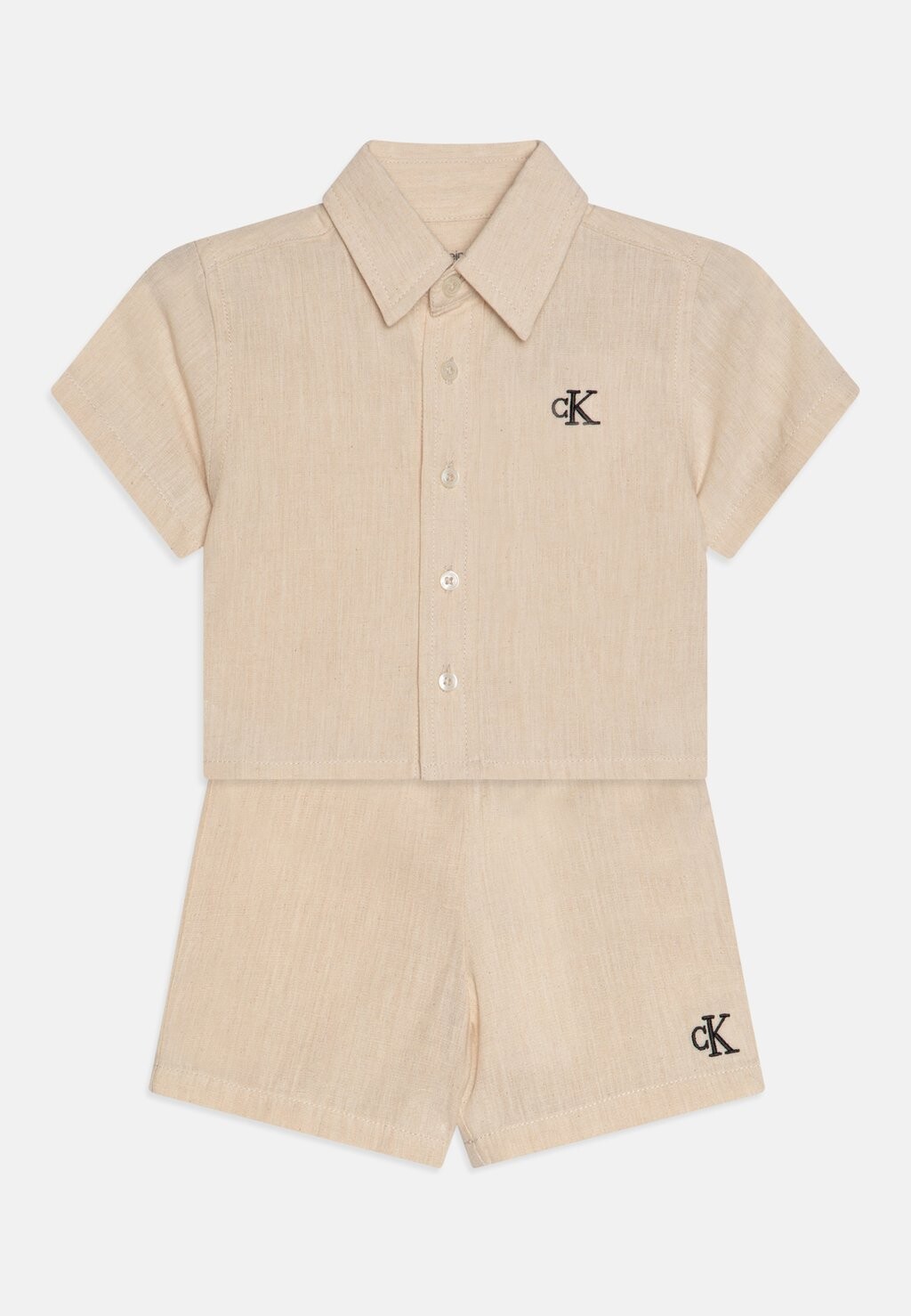 

Шорты BABY UNISEX SET Calvin Klein Jeans, цвет vanilla heather