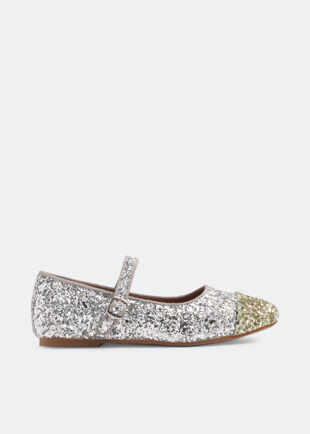 

Балетки Age Of Innocence Bebe Glitter Ballerinas, серебряный