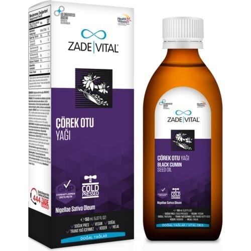 

Масло черного тмина Zade Vital 150 мл