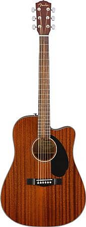 Акустическая гитара Fender CD-60SCE All-Mahogany Dreadnought Acoustic Electric